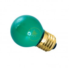 Лампа шар 45мм, зеленая, 10 Вт