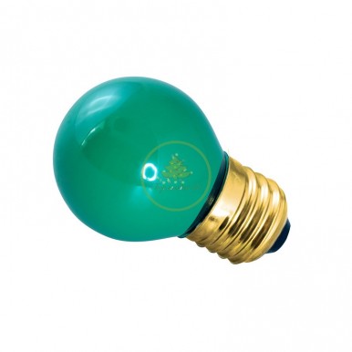 Лампа шар 45мм, зеленая, 10 Вт,NEON NIGHT