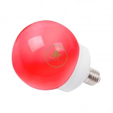 Лампа шар 100мм, 12 LED красная, 2,5Вт