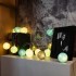 Тайские фонарики «Северное сияние» 3,5 м, прозрачный ПВХ, 20 LED, теплый белый, питание 2 х АА (батарейки не в комплекте)