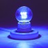 Лампа шар 45мм, 6 LED, синяя, прозрачная колба, 1Вт,NEON NIGHT