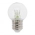 Лампа шар 45мм, 6 LED, белая,прозрачная колба, 1Вт,NEON NIGHT