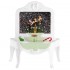 Декоративный светильник "Столик" с эффектом снегопада, подсветкой и новогодней мелодией