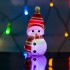 Фигура светодиодная Снеговик 10см, RGB,NEON NIGHT