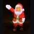 Акриловая светодиодная фигура Санта Клаус приветствует 60 см, 200 светодиодов, IP44 понижающий трансформатор в комплекте,NEON NIGHT