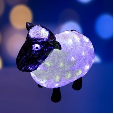 Акриловая светодиодная фигура "Овца" 30см, 56 светодиодов, IP65, 24В