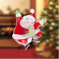 Фигура светодиодная на присоске "Санта Клаус", RGB