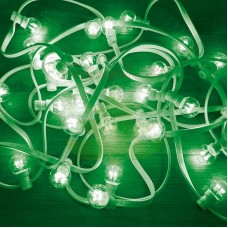 Светодиодная гирлянда "Belt Light", 10м, белый провод, свечение зеленое