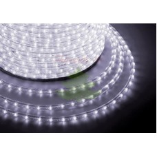 LED дюралайт плоский, чейзинг, 13 мм, белый