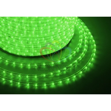 LED ДЮРАЛАЙТ, чейзинг (3W), зеленый, 220В, диам. 13 мм,NEON NIGHT