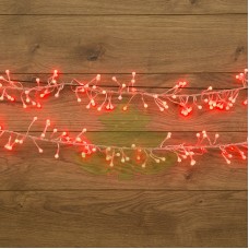 Гирлянда "Мишура LED" 3 м 288 диодов красного свечения