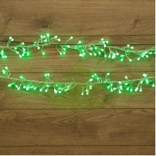 Гирлянда "Мишура LED" 3 м 288 диодов зеленого свечения
