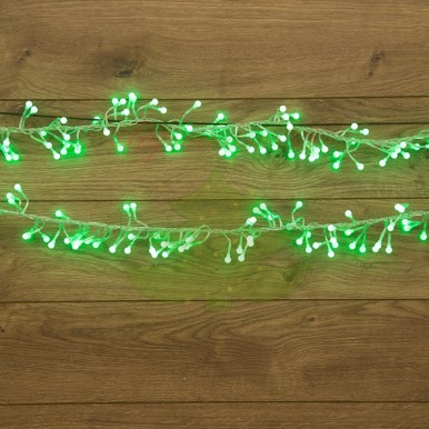 Гирлянда Мишура LED 3 м 288 диодов зеленого свечения,NEON NIGHT