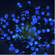 Гирлянда светодиодная ШАРИКИ-LED, Ø17,5мм, 20 м, цвет свечения синий