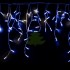 Айсикл МЕРЦАЮЩИЙ, 4,8 х 0,6 м, белый провод, диоды синие, NEON-NIGHT,NEON NIGHT