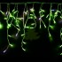 Айсикл МЕРЦАЮЩИЙ, 4,8 х 0,6 м, белый провод, диоды зеленые, NEON NIGHT