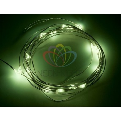 Гирлянда светодиодная Роса, 2 м, 20 диодов, цвет зеленый,NEON NIGHT