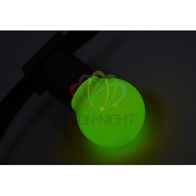 Лампа шар 45мм, 3 LED, зеленая, 1Вт,NEON NIGHT