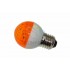 Лампа строб 50мм, ксенон, оранжевая, 12Вт,NEON NIGHT