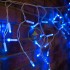 Айсикл (бахрома) светодиодный, 4,8 х 0,6 м, белый провод, диоды синие,