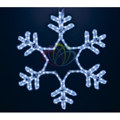 Фигура Снежинка LED Светодиодная, без контр. размер 55*55см, СИНЯЯ,NEON NIGHT
