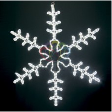 Фигура световая "Большая Снежинка" цвет белый, размер 95*95 см