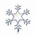 Фигура световая Снежинка цвет белый, без контр. размер 55*55см,NEON NIGHT