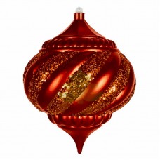 Елочная фигура "Лампа", 20 см, цвет красный