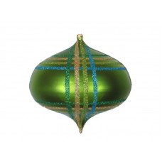 Елочная фигура "Волчок" 16 см, цвет зеленый мульти