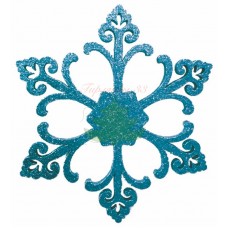 Елочная фигура "Снежинка "Морозко", 66 см, цвет синий