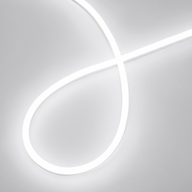 Гибкий неон 15х26мм односторонний 120 LED/м БЕЛЫЙ 230В бухта 50м (c комплектом подключения) NEON-NIGHT